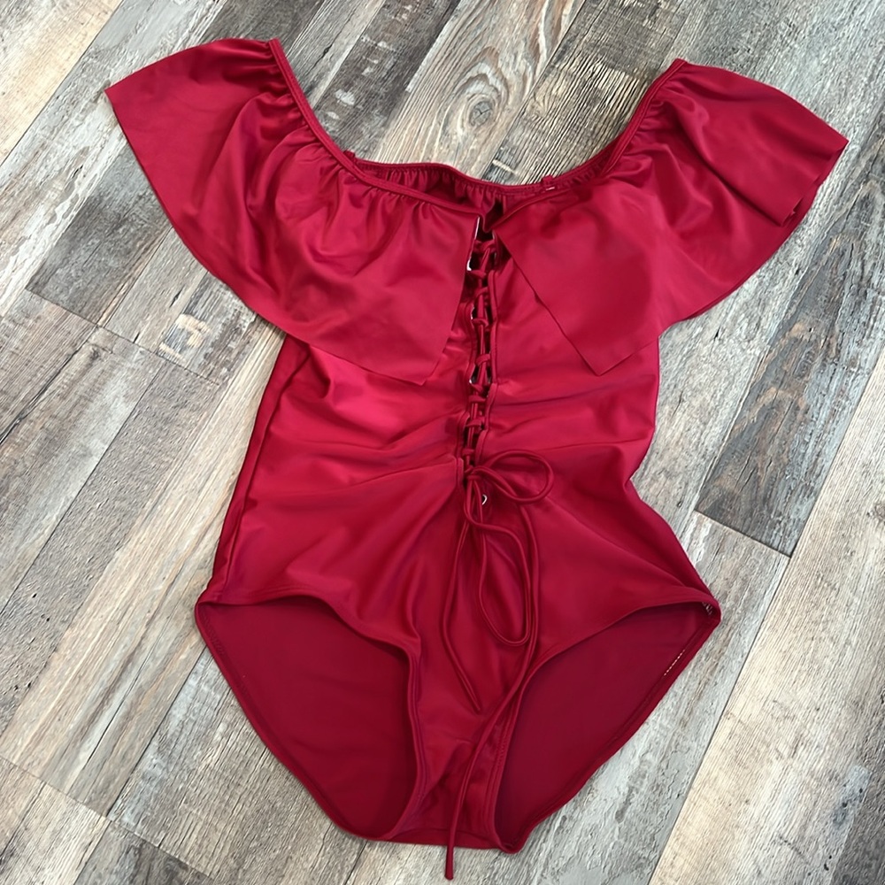 Cute Rhapsody in Raspberry Swimsuit - Picture 4 of 6
